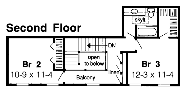 Colonial Saltbox Level Two of Plan 20136