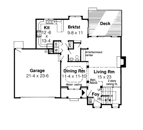 Contemporary Traditional Level One of Plan 20152
