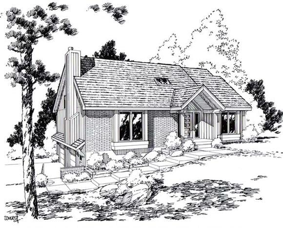 House Plan 20184 Elevation