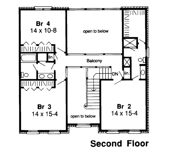 Colonial European Traditional Level Two of Plan 20194