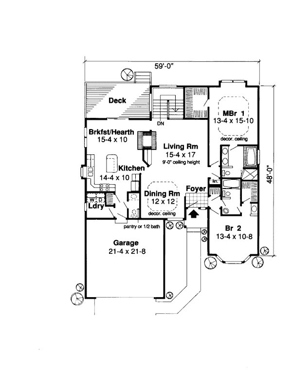 Ranch Level One of Plan 20197