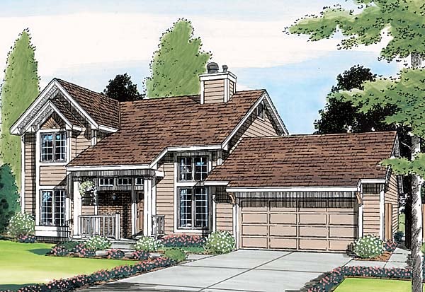 Plan 20213 | Traditional Style with 3 Bed, 3 Bath, 2 Car Garage