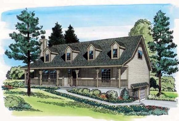 House Plan 20222 Elevation