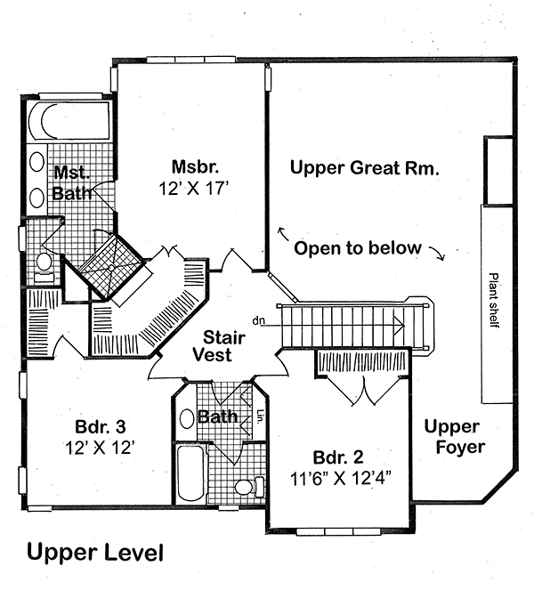 Country Farmhouse Southern Traditional Level Two of Plan 20228