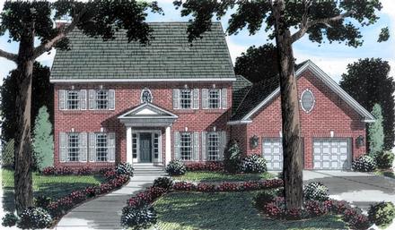 Colonial Elevation of Plan 20233