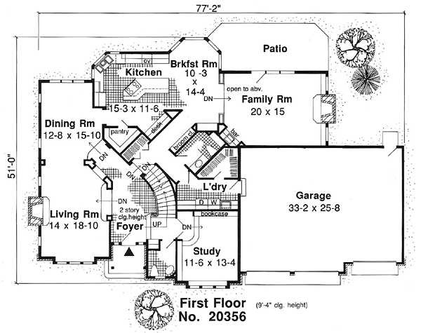 European Tudor Level One of Plan 20356