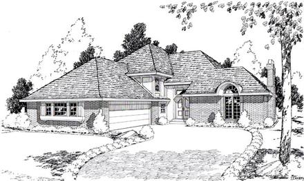 House Plan 20502 Elevation