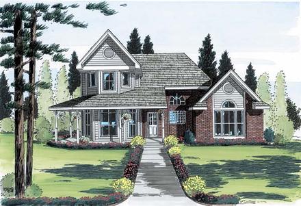 Country Farmhouse Elevation of Plan 20505