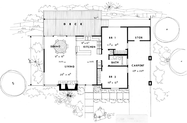 House Plan 21122 Level One