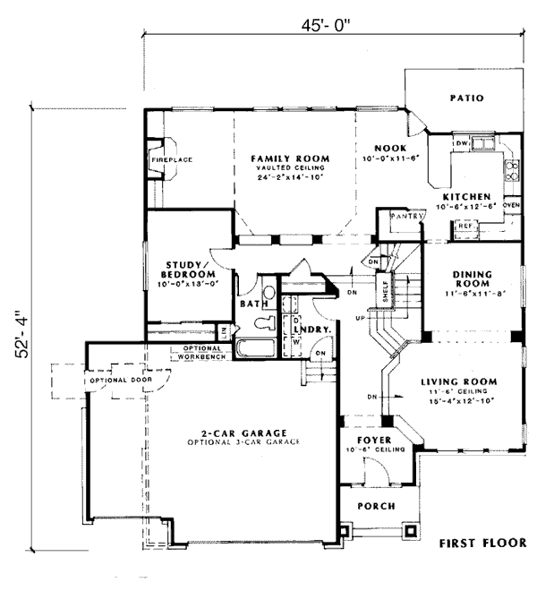 Contemporary European Traditional Level One of Plan 24265