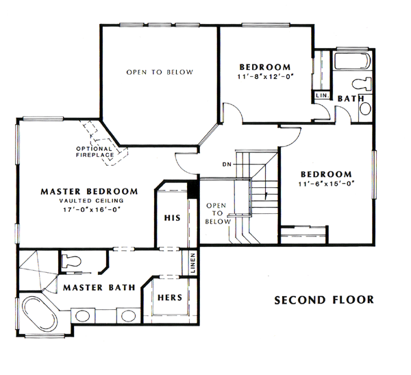 Bungalow Mediterranean Traditional Level Two of Plan 24267