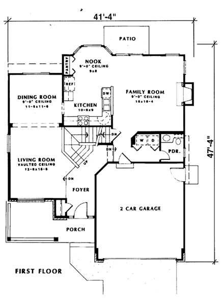 House Plan 24269 First Level Plan