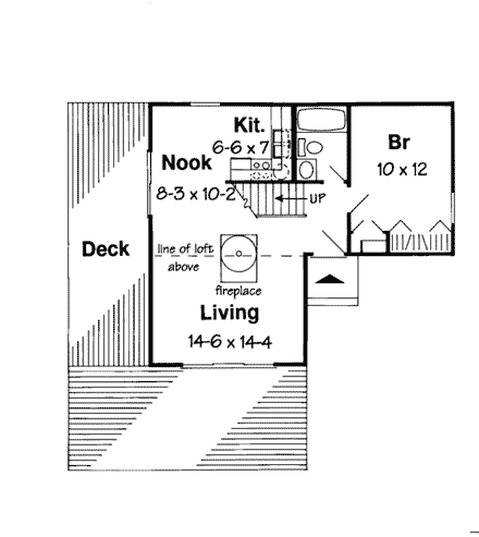 House Plan 24310 First Level Plan