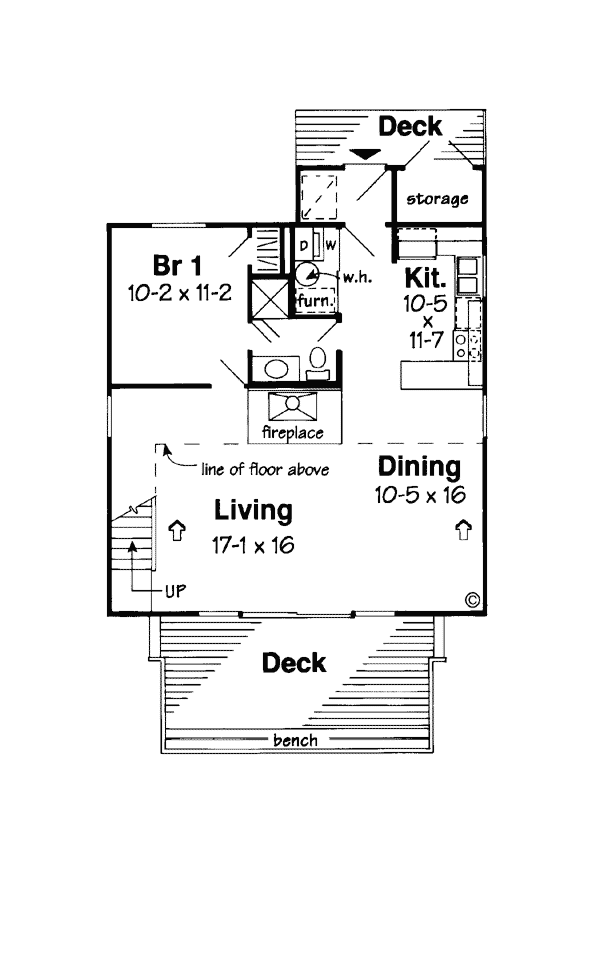 Contemporary Retro Level One of Plan 24312