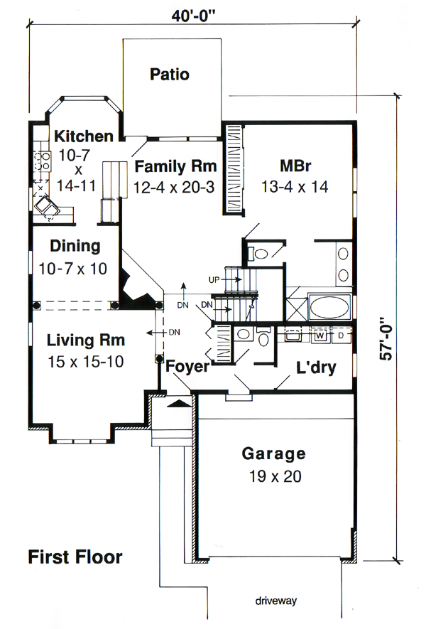 Traditional Level One of Plan 24316