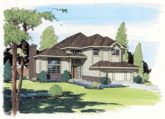 House Plan 24323 Elevation