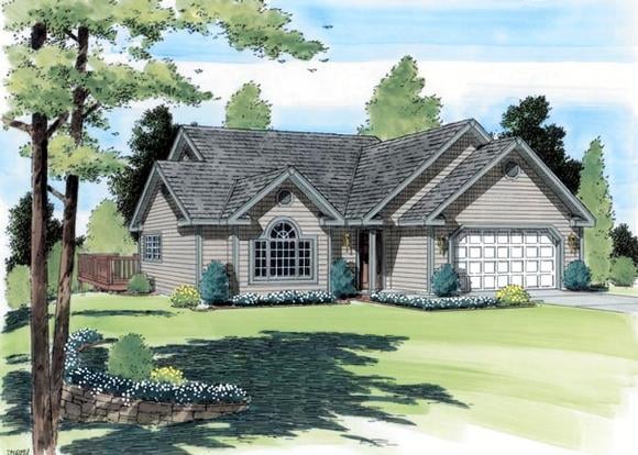 House Plan 24402 Elevation