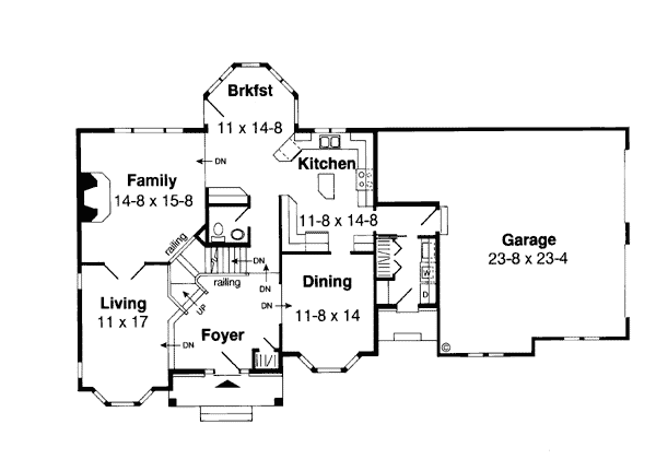 Colonial Traditional Level One of Plan 24551