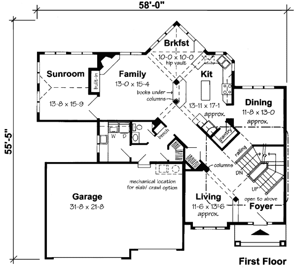 European Traditional Level One of Plan 24561