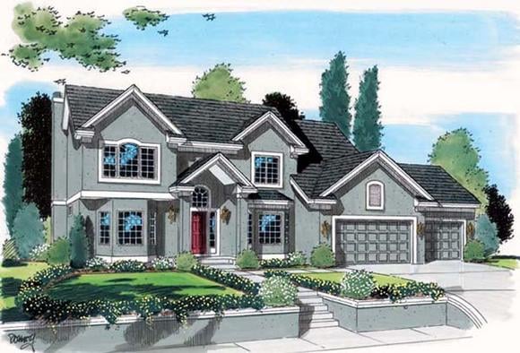 House Plan 24566 Elevation