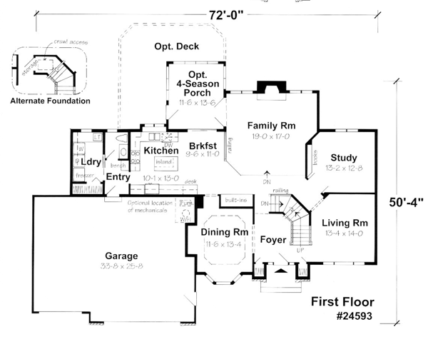 European Traditional Level One of Plan 24593