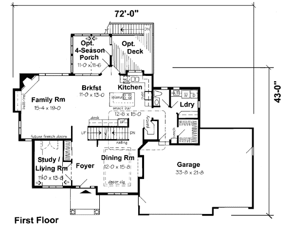 European Traditional Level One of Plan 24598