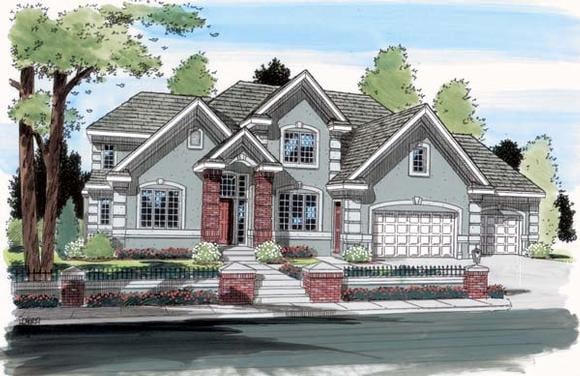 House Plan 24598 Elevation