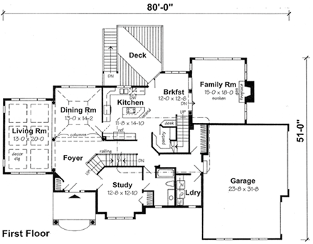 First Level Plan