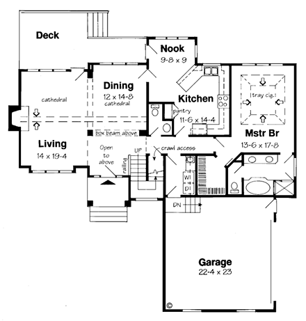 House Plan 24601 First Level Plan