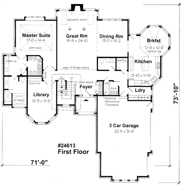 European Traditional Level One of Plan 24613