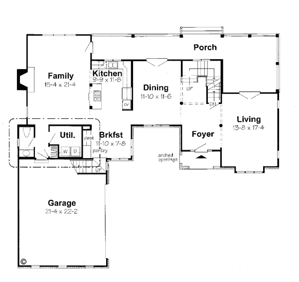 European Traditional Level One of Plan 24655