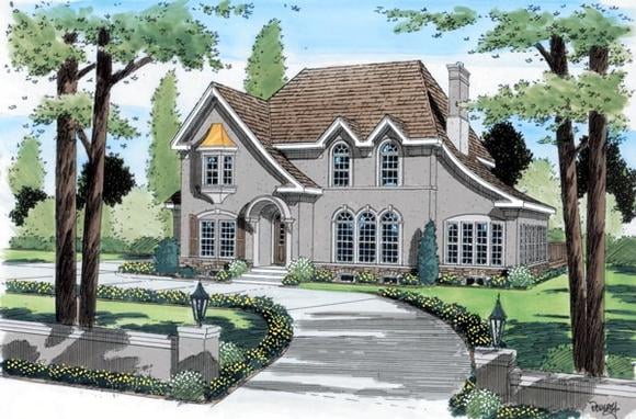 House Plan 24657 Elevation