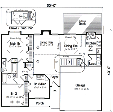 House Plan 24700 First Level Plan