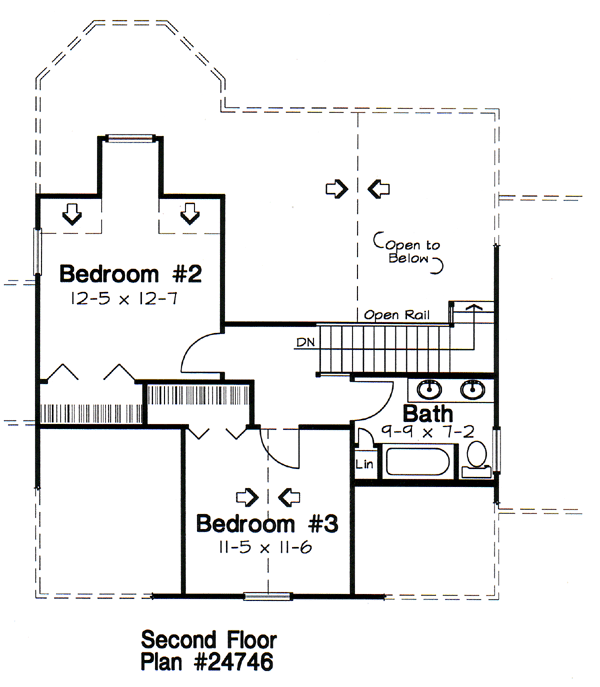 Country Southern Traditional Level Two of Plan 24746