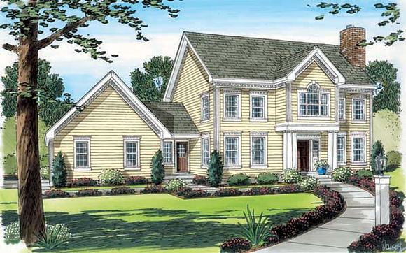 House Plan 24753 Elevation