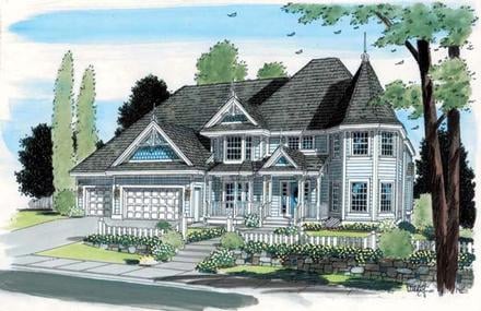 House Plan 24800 Elevation