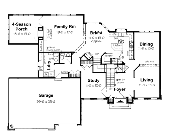 Colonial European Level One of Plan 24801