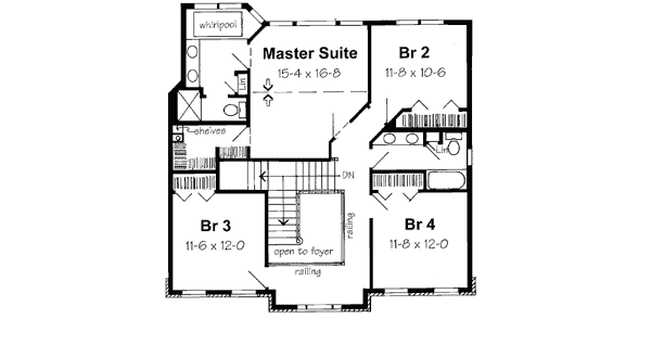 Colonial European Level Two of Plan 24801