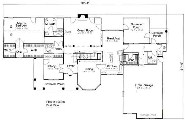 Country European Southern Traditional Level One of Plan 24956