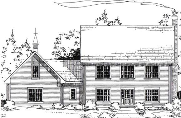 House Plan 24967 Elevation