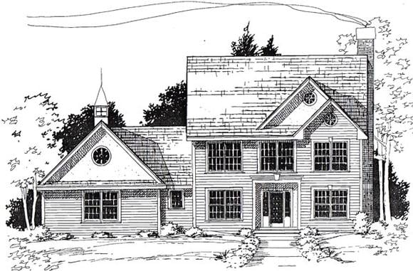 House Plan 24975 Elevation