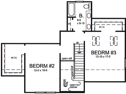 Bungalow Country Traditional Level Two of Plan 24989