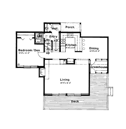 House Plan 26110 First Level Plan