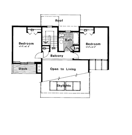 House Plan 26110 Second Level Plan