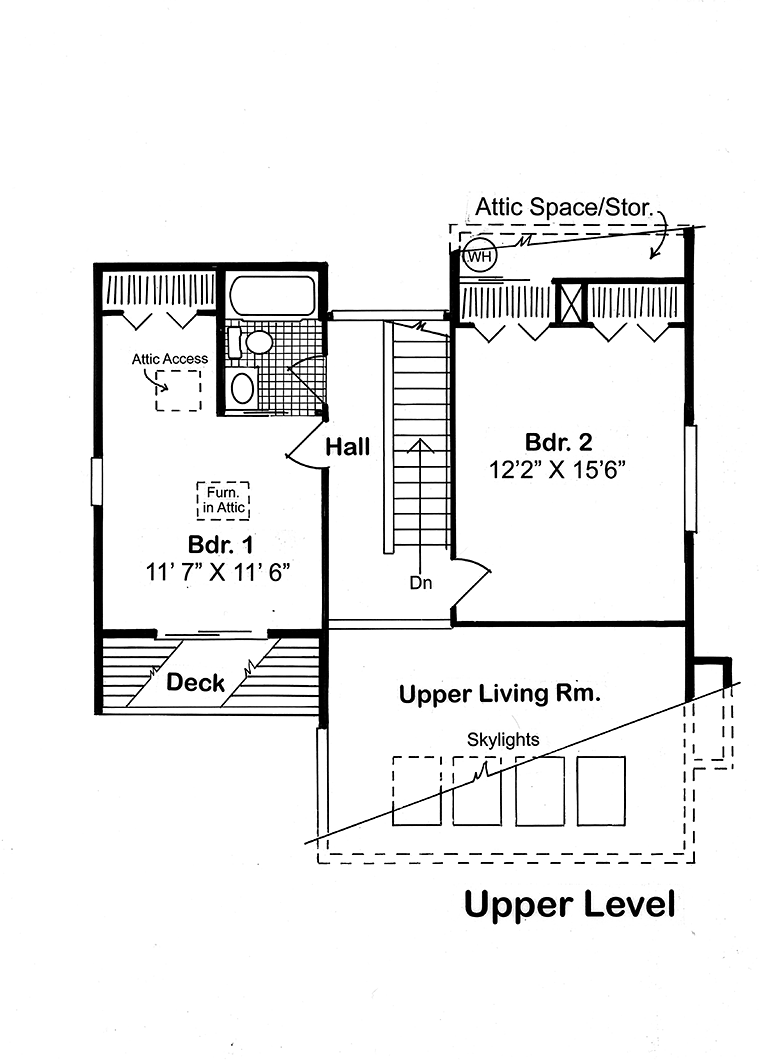 Contemporary Modern Level Two of Plan 26112