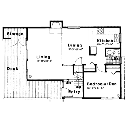 House Plan 26114 First Level Plan