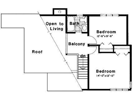 House Plan 26114 Second Level Plan