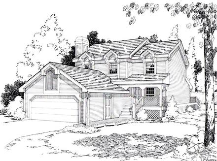 Country Elevation of Plan 26743