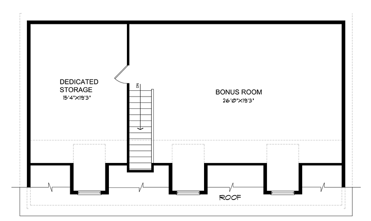 Garage Plan 30034 - 3 Car Garage Apartment Level Two