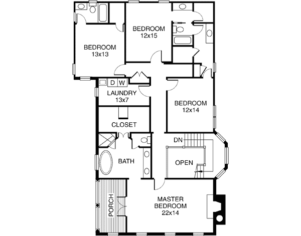 Colonial Southern Level Two of Plan 32211